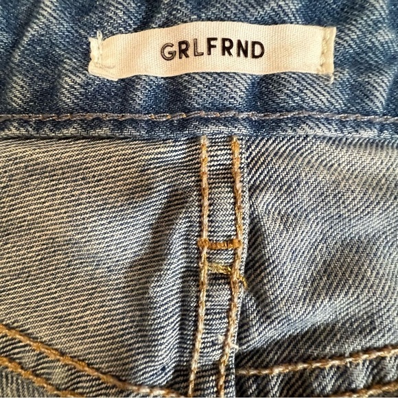 GRLFRND Cindy High Rise Button Fly Cut Off Denim Jean Shorts 27 Boho sexy - Picture 13 of 16